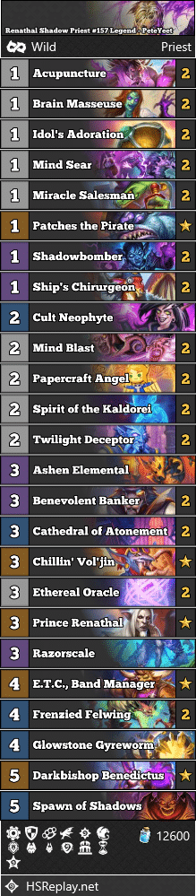 Renathal Shadow Priest #157 Legend - PeteYeet