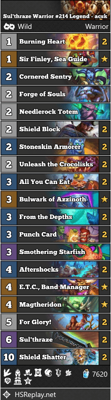 Sul'thraze Warrior #214 Legend - acsk