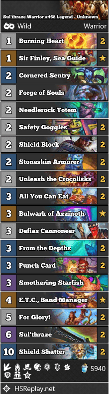 Sul'thraze Warrior #468 Legend - Unknown