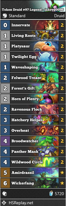 Token Druid #97 Legend - jakeyp0096