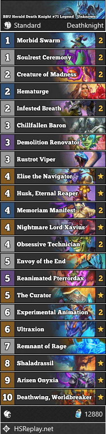 BBU Herald Death Knight #71 Legend - Unknown