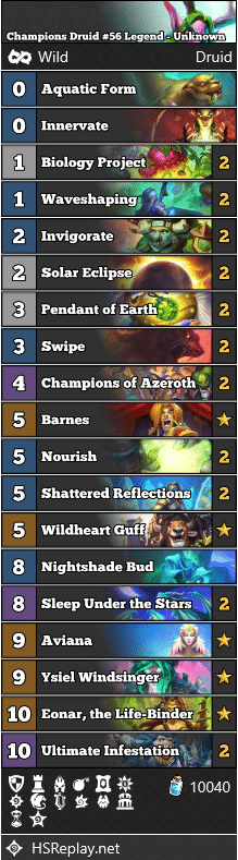 Champions Druid #56 Legend - Unknown