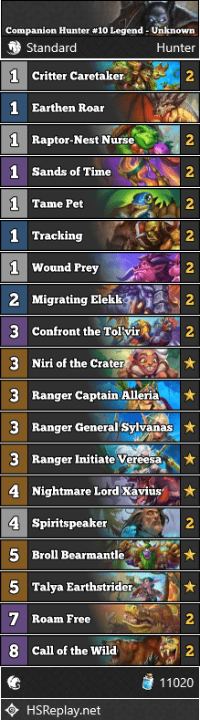 Companion Hunter #10 Legend - Unknown