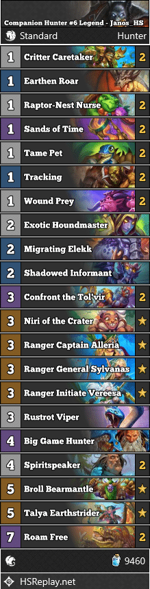 Companion Hunter #6 Legend - Janos_HS