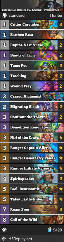 Companion Hunter #67 Legend - cychen9732