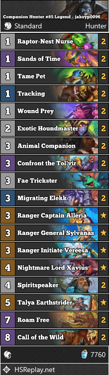 Companion Hunter #85 Legend - jakeyp0096