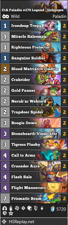 CtA Paladin #278 Legend - Unknown