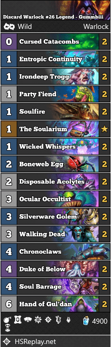 Discard Warlock #26 Legend - Gummbiii