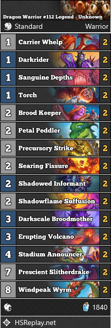 Dragon Warrior #112 Legend - Unknown