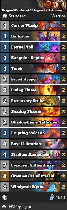 Dragon Warrior #162 Legend - Unknown