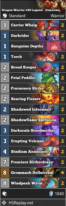 Dragon Warrior #98 Legend - Unknown
