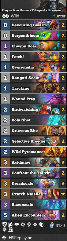 Elwynn Boar Hunter #73 Legend - Unknown