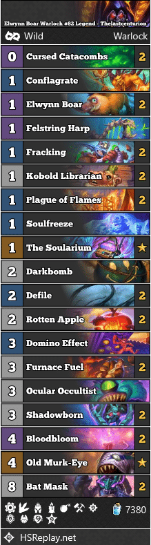 Elwynn Boar Warlock #82 Legend - Thelastcenturion
