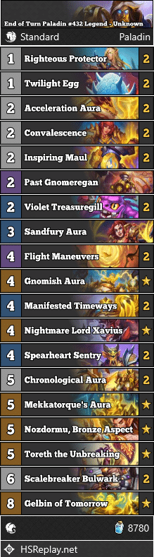End of Turn Paladin #432 Legend - Unknown