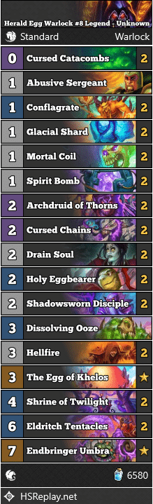 Herald Egg Warlock #8 Legend - Unknown
