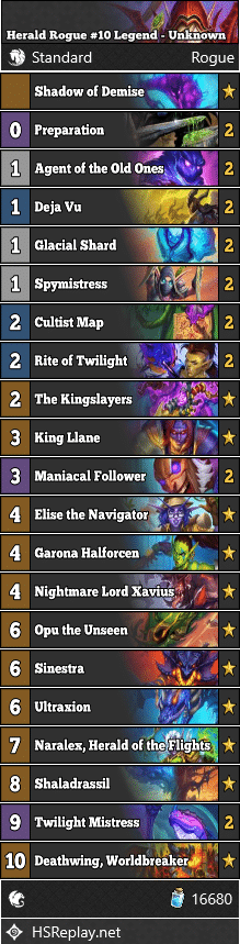 Herald Rogue #10 Legend - Unknown