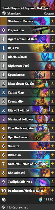 Herald Rogue #6 Legend - Unknown