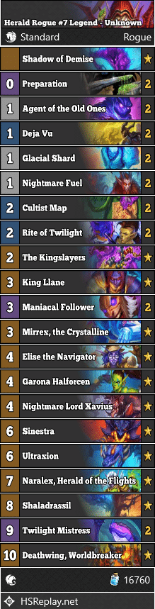 Herald Rogue #7 Legend - Unknown
