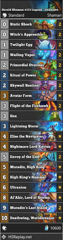 Herald Shaman #133 Legend - Unknown