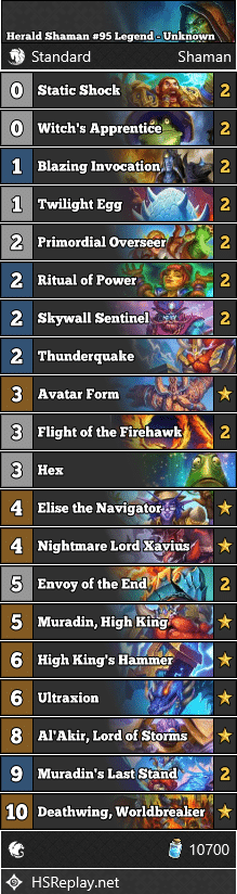 Herald Shaman #95 Legend - Unknown