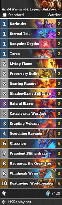 Herald Warrior #361 Legend - Unknown