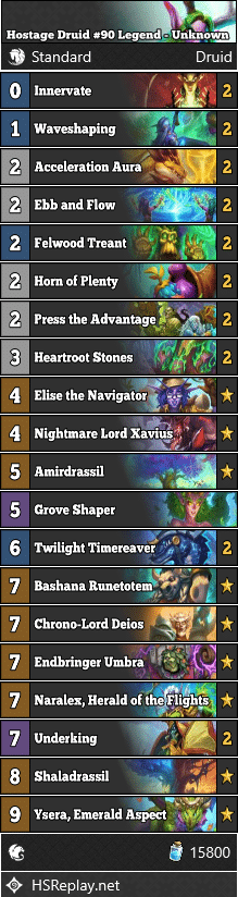 Hostage Druid #90 Legend - Unknown