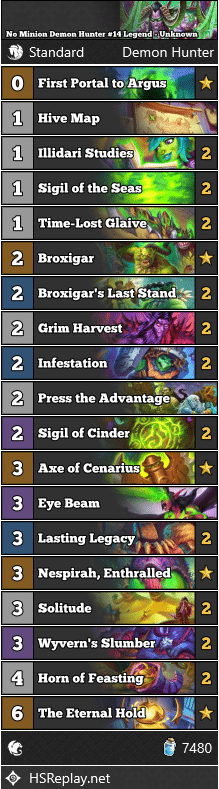 No Minion Demon Hunter #14 Legend - Unknown