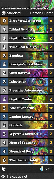 No Minion Demon Hunter #6 Legend - Unknown