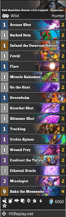Odd Questline Hunter #122 Legend - Unknown