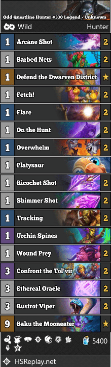 Odd Questline Hunter #330 Legend - Unknown