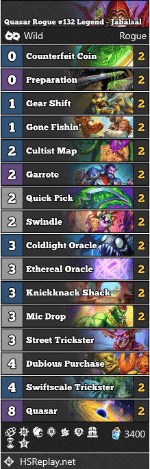 Quasar Rogue #132 Legend - Jabalsal