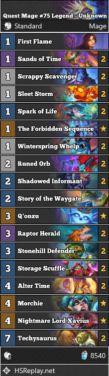 Quest Mage #75 Legend - Unknown