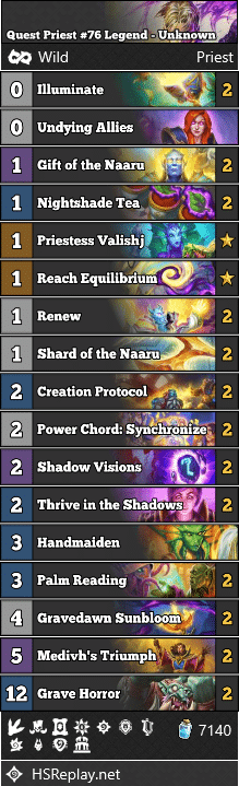 Quest Priest #76 Legend - Unknown