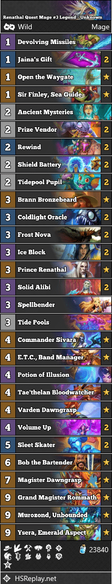 Renathal Quest Mage #3 Legend - Unknown