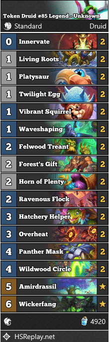Token Druid #85 Legend - Unknown