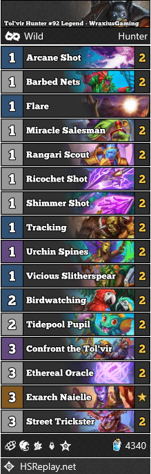 Tol'vir Hunter #92 Legend - WraxiusGaming