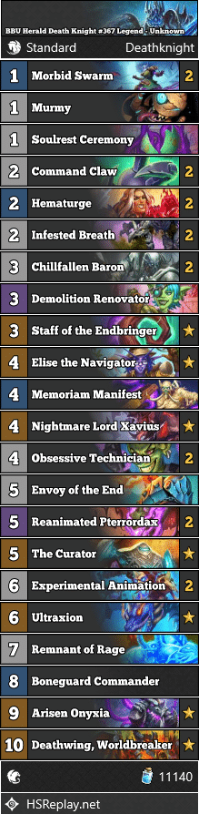 BBU Herald Death Knight #367 Legend - Unknown