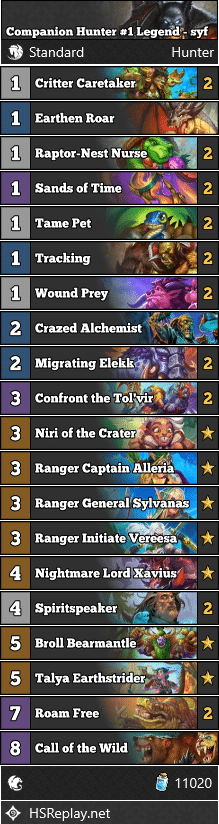 Companion Hunter #1 Legend - syf