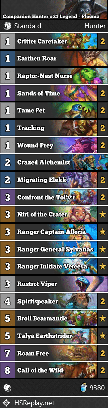 Companion Hunter #21 Legend - Flocmz
