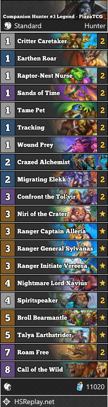 Companion Hunter #3 Legend - PizzaTCG