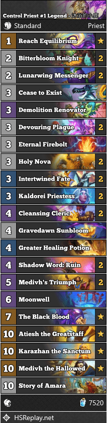 Control Priest #1 Legend - 沐浴的小鹿