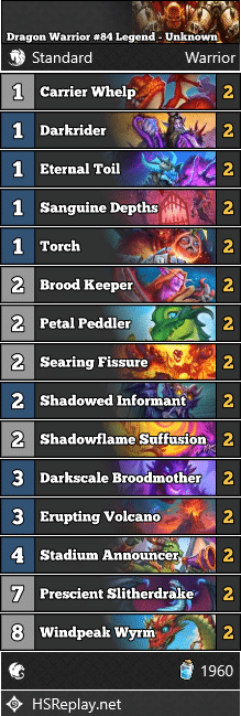 Dragon Warrior #84 Legend - Unknown