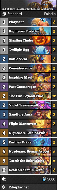 End of Turn Paladin #107 Legend - Unknown