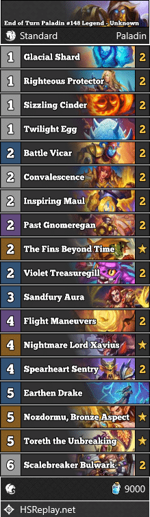 End of Turn Paladin #148 Legend - Unknown
