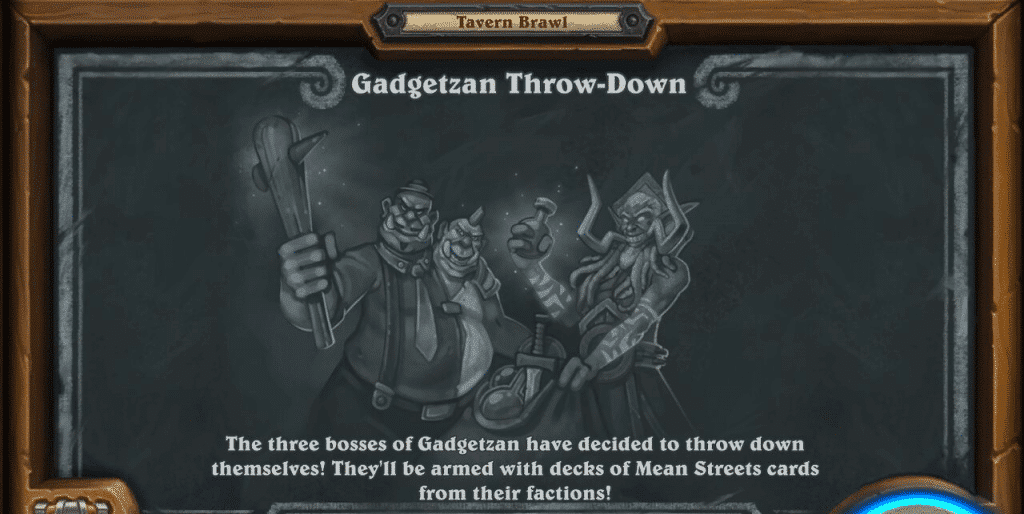 Gadgetzan Throw-Down