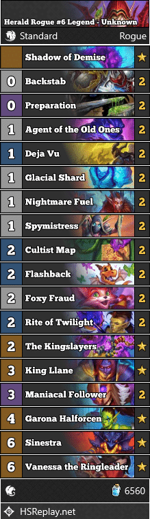 Herald Rogue #6 Legend - Unknown