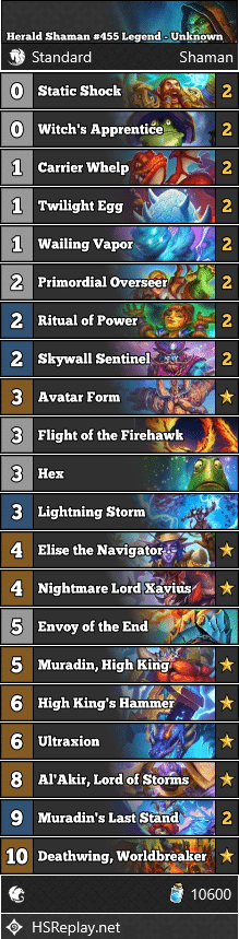 Herald Shaman #455 Legend - Unknown