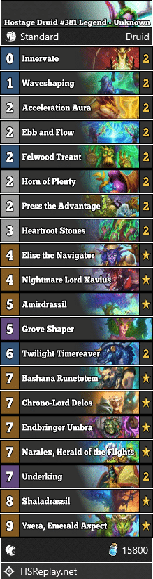 Hostage Druid #381 Legend - Unknown
