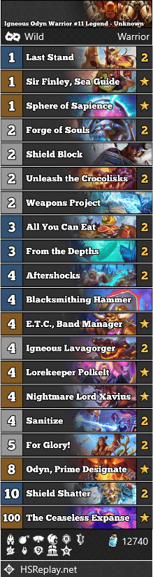 Igneous Odyn Warrior #11 Legend - Unknown