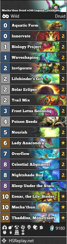 Mecha'thun Druid #268 Legend - Unknown